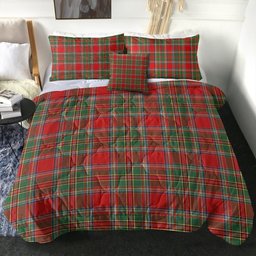 ScotsTee Shop Scottish MacLeod of Gesto Modern Clan Crest Tartan Plaid Comforter Set