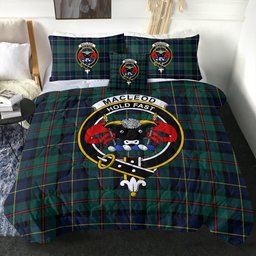 ScotsTee Shop Scottish MacLeod of Assynt Modern Clan Crest Tartan Plaid Comforter Set
