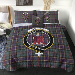 ScotsTee Shop Scottish Ogilvie of Inverarity (Wilson) Weathered Clan Crest Tartan Plaid Comforter Set