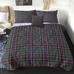 ScotsTee Shop Scottish Ogilvie of Inverarity (Wilson) Weathered Clan Crest Tartan Plaid Comforter Set