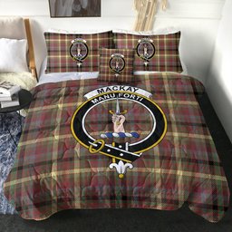 ScotsTee Shop Scottish MacKay of Strathnaver Ancient Clan Crest Tartan Plaid Comforter Set
