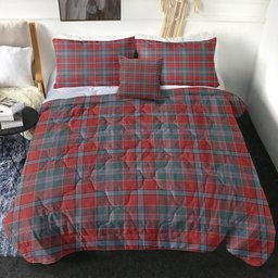 ScotsTee Shop Scottish Murray of Abercairney Weathered Clan Crest Tartan Plaid Comforter Set