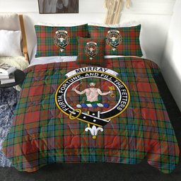 ScotsTee Shop Scottish Murray of Atholl Red Dress (Murray of Atholl; Red Dress) Ancient Clan Crest Tartan Plaid Comforter Set