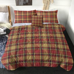 ScotsTee Shop Scottish Scrimgeour of Glassary Weathered Clan Crest Tartan Plaid Comforter Set