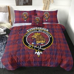 ScotsTee Shop Scottish MacGregor of Glengyle (Gregor of Deeside) Weathered Clan Crest Tartan Plaid Comforter Set