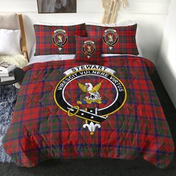 ScotsTee Shop Scottish Stewart of Ardshiel Modern Clan Crest Tartan Plaid Comforter Set