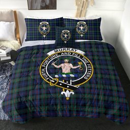 ScotsTee Shop Scottish Murray of Atholl (Murray) Modern Clan Crest Tartan Plaid Comforter Set