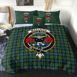 ScotsTee Shop Scottish MacLeod of Skye Ancient Clan Crest Tartan Plaid Comforter Set