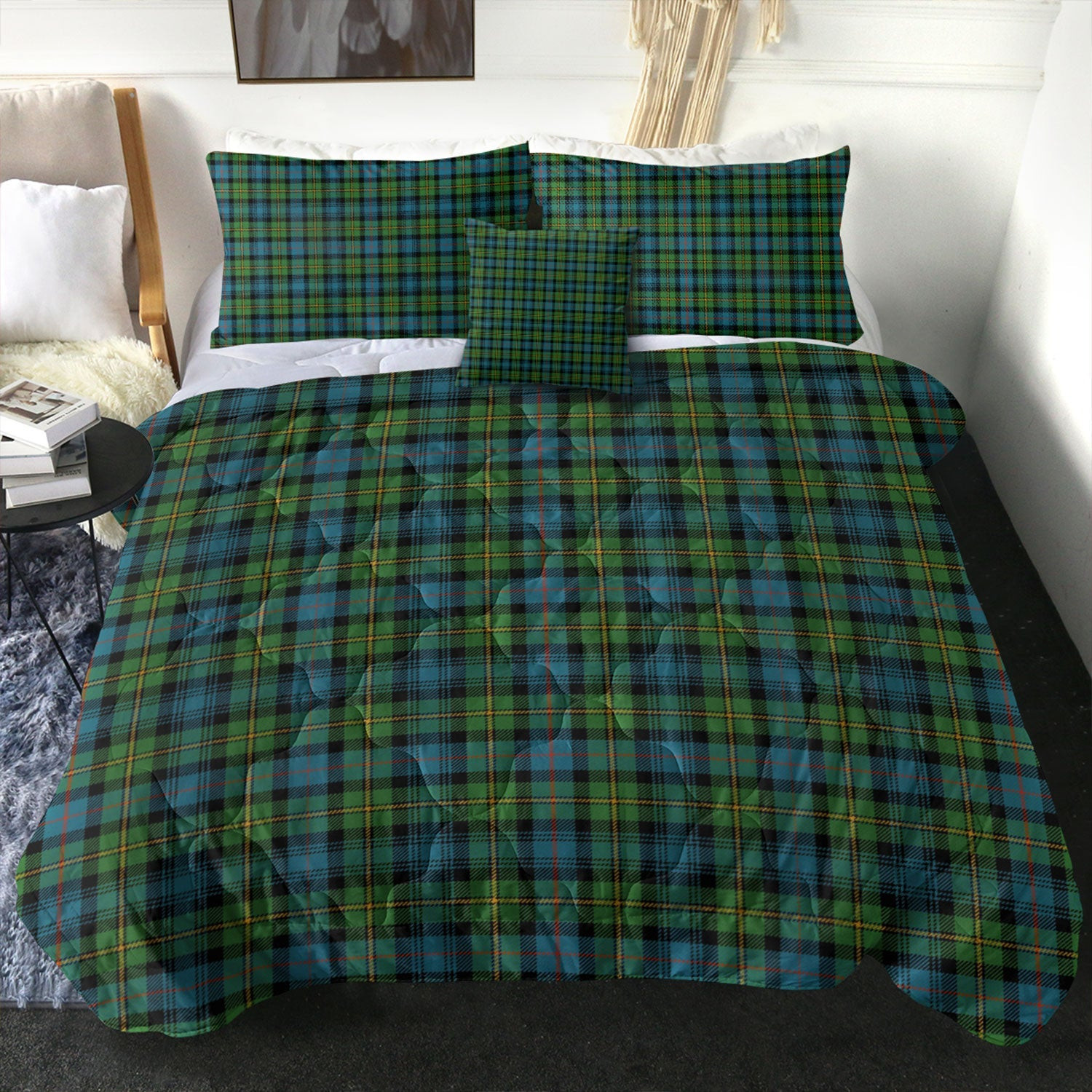 ScotsTee Shop Scottish MacLeod of Skye Ancient Clan Crest Tartan Plaid Comforter Set