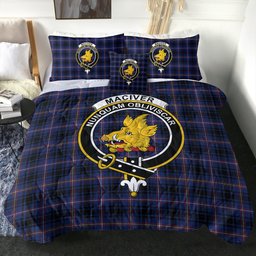 ScotsTee Shop Scottish MacIver of Strome Modern Clan Crest Tartan Plaid Comforter Set