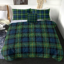 ScotsTee Shop Scottish Sinclair of Ulster Modern Clan Crest Tartan Plaid Comforter Set