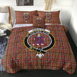 ScotsTee Shop Scottish Ogilvie of Airlie Ancient Clan Crest Tartan Plaid Comforter Set