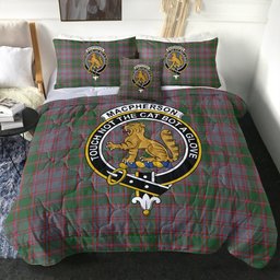 ScotsTee Shop Scottish MacPherson of Glentruim Modern Clan Crest Tartan Plaid Comforter Set