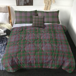 ScotsTee Shop Scottish MacPherson of Glentruim Modern Clan Crest Tartan Plaid Comforter Set
