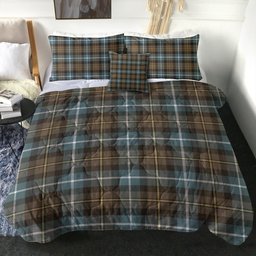 ScotsTee Shop Scottish MacNeil of Barra (MacNeil MacNeill) Weathered Clan Crest Tartan Plaid Comforter Set