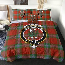 ScotsTee Shop Scottish MacLaine of LochBuie (Cockburn) (MacLaine) Ancient Clan Crest Tartan Plaid Comforter Set
