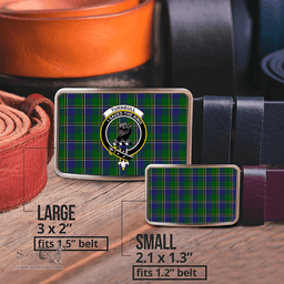 Scottish Turnbull Hunting 02 Clan Tartan Belt Buckles - Classic Scottish Plaid Tartan Plaid