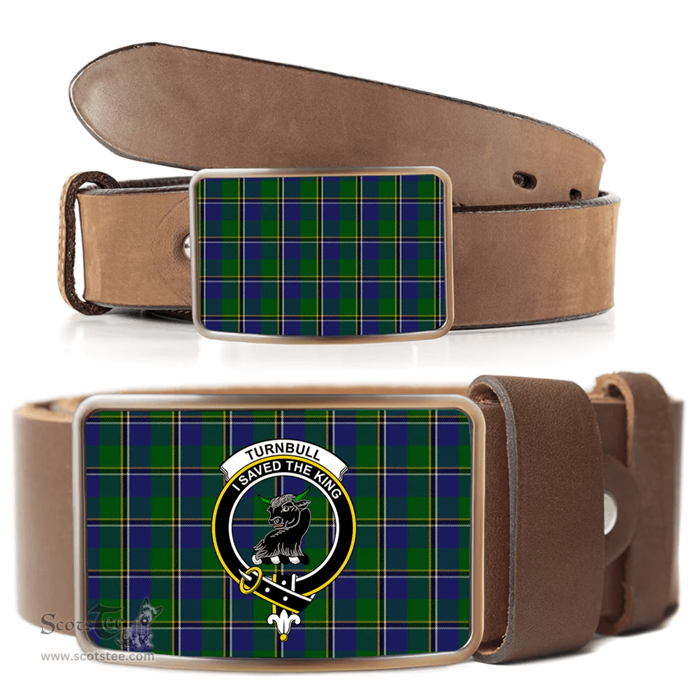 Scottish Turnbull Hunting 02 Clan Tartan Belt Buckles - Classic Scottish Plaid Tartan Plaid
