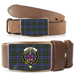 Scottish Ogilvie (Ogilvy) Hunting Modern Clan Tartan Belt Buckles - Classic Scottish Plaid Tartan Plaid