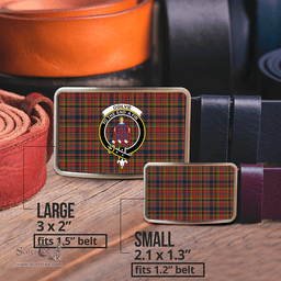 Scottish Ogilvie (Ogilvy) 02 Clan Tartan Belt Buckles - Classic Scottish Plaid Tartan Plaid
