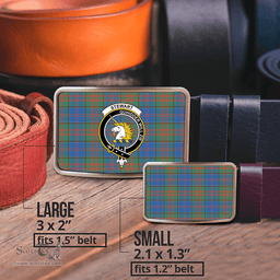 Scottish Stewart of Appin Hunting Ancient Clan Tartan Belt Buckles - Classic Scottish Plaid Tartan Plaid