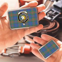 Scottish Stewart of Appin Hunting Ancient Clan Tartan Belt Buckles - Classic Scottish Plaid Tartan Plaid