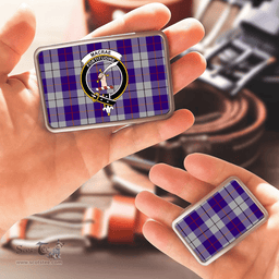 Scottish MacRae Dress Purple Clan Tartan Belt Buckles - Classic Scottish Plaid Tartan Plaid