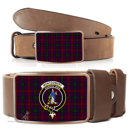 Scottish Montgomery of Eglinton Clan Tartan Belt Buckles - Classic Scottish Plaid Tartan Plaid