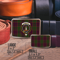 Scottish MacIntyre and Glenorchy Clan Tartan Belt Buckles - Classic Scottish Plaid Tartan Plaid