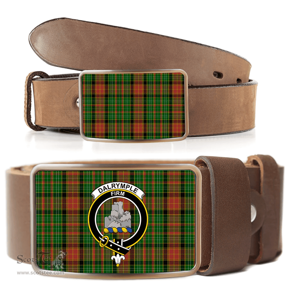 Scottish Dalrymple of Castleton 02 Clan Tartan Belt Buckles - Classic Scottish Plaid Tartan Plaid