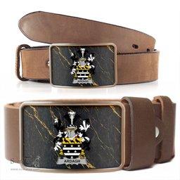 ScotsTee Shop Irish Ardagh Coat of Arms Irish Family Crest Irish Belt Bucker