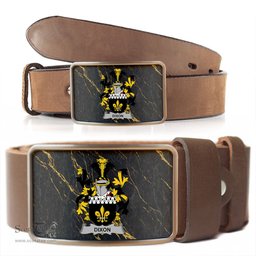 ScotsTee Shop Irish Dixon Coat of Arms Irish Family Crest Irish Belt Bucker