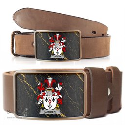 ScotsTee Shop Irish Carden Coat of Arms Irish Family Crest Irish Belt Bucker