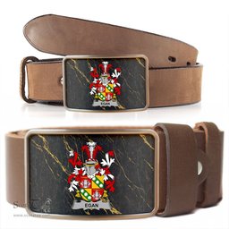 ScotsTee Shop Irish Egan or McEgan Coat of Arms Irish Family Crest Irish Belt Bucker