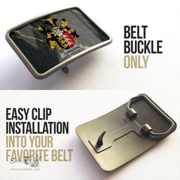 ScotsTee Shop Irish Considine or McConsidine Coat of Arms Irish Family Crest Irish Belt Bucker