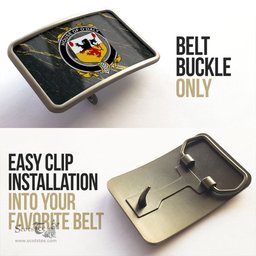 ScotsTee Shop Irish House of O DALY Coat of Arms Irish Family Crest Irish Belt Bucker