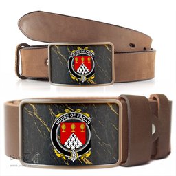 ScotsTee Shop Irish House of FAGAN Coat of Arms Irish Family Crest Irish Belt Bucker