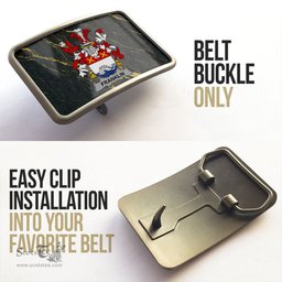 ScotsTee Shop Irish Franklin Coat of Arms Irish Family Crest Irish Belt Bucker