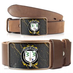 ScotsTee Shop Irish House of O DEA Coat of Arms Irish Family Crest Irish Belt Bucker