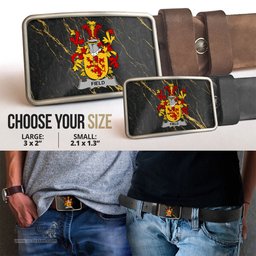 ScotsTee Shop Irish Field Coat of Arms Irish Family Crest Irish Belt Bucker
