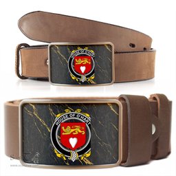 ScotsTee Shop Irish House of O HART Coat of Arms Irish Family Crest Irish Belt Bucker