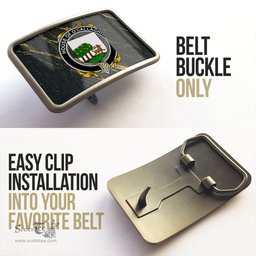 ScotsTee Shop Irish House of O CALLAGHAN Coat of Arms Irish Family Crest Irish Belt Bucker