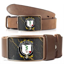 ScotsTee Shop Irish House of O DONOVAN Coat of Arms Irish Family Crest Irish Belt Bucker