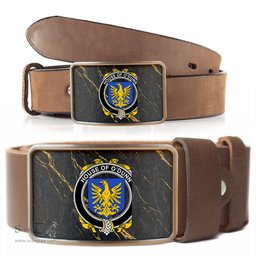ScotsTee Shop Irish House of O DUNN Coat of Arms Irish Family Crest Irish Belt Bucker
