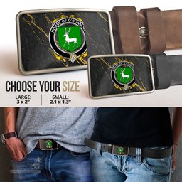 ScotsTee Shop Irish House of O CONNOR Corcomroe Coat of Arms Irish Family Crest Irish Belt Bucker