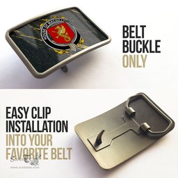 ScotsTee Shop Irish House of MACGILLYCUDDY Coat of Arms Irish Family Crest Irish Belt Bucker