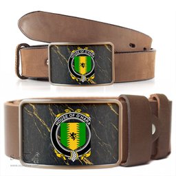 ScotsTee Shop Irish House of O HARA Coat of Arms Irish Family Crest Irish Belt Bucker
