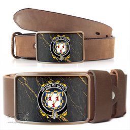 ScotsTee Shop Irish House of DOYLE Coat of Arms Irish Family Crest Irish Belt Bucker