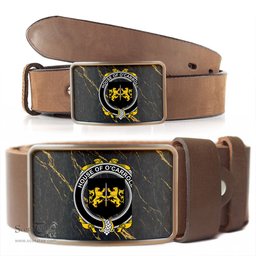 ScotsTee Shop Irish House of O CARROLL Coat of Arms Irish Family Crest Irish Belt Bucker