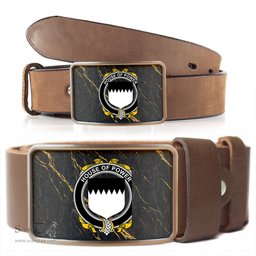 ScotsTee Shop Irish House of POWER Coat of Arms Irish Family Crest Irish Belt Bucker